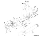 GE GFDR485EF0RR blower & motor diagram