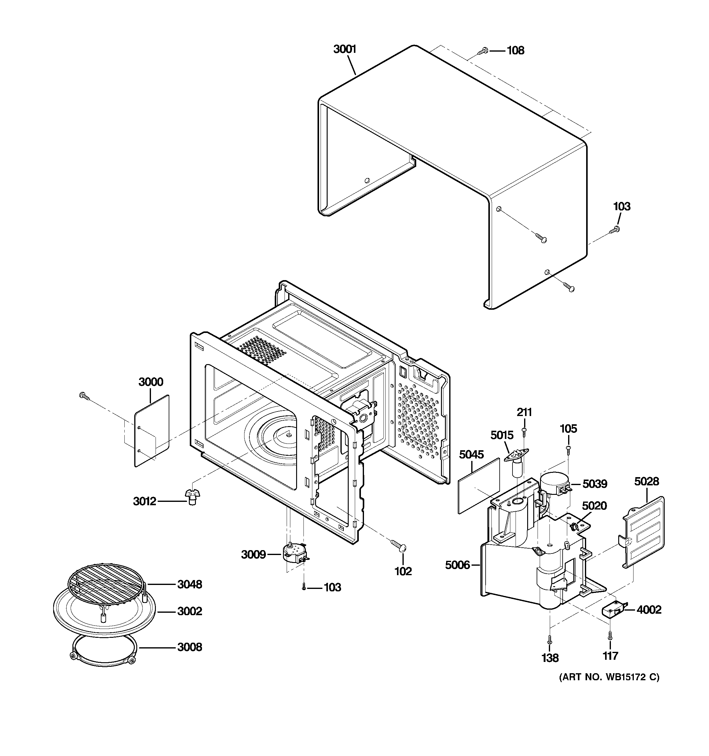 Oven cavity parts