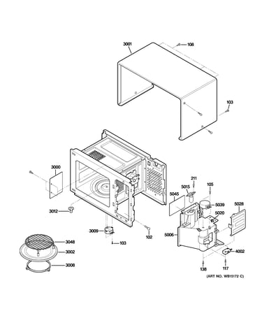 Oven cavity parts