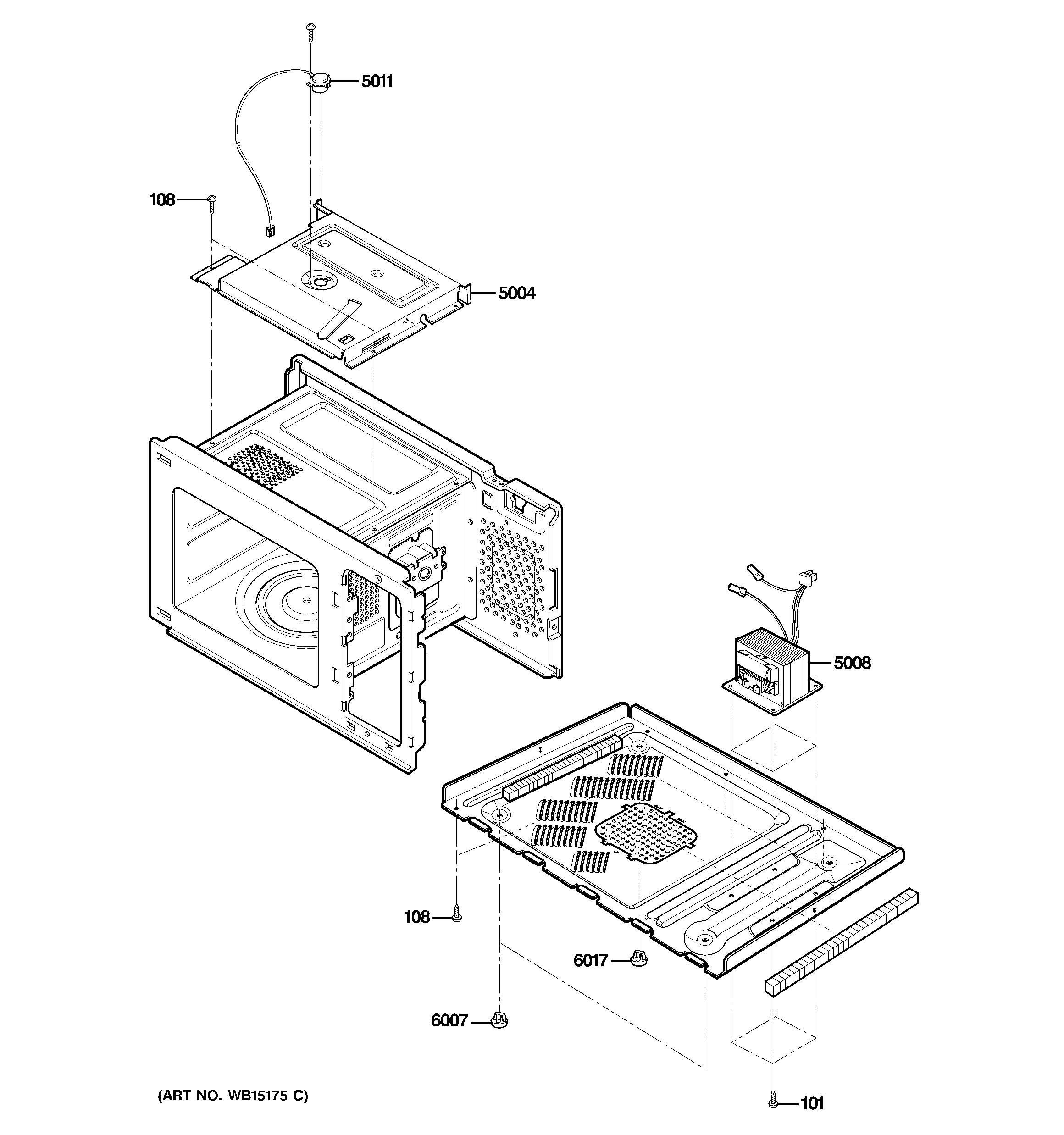 Sensor & base pan parts