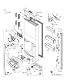 Dispenser door