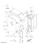 Cabinet, liner & door parts