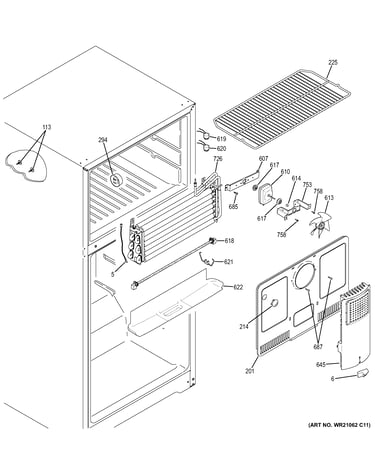 Freezer section