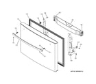 GE GYE22KMHBES freezer door diagram