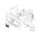 GE GYE22KMHBES freezer section diagram