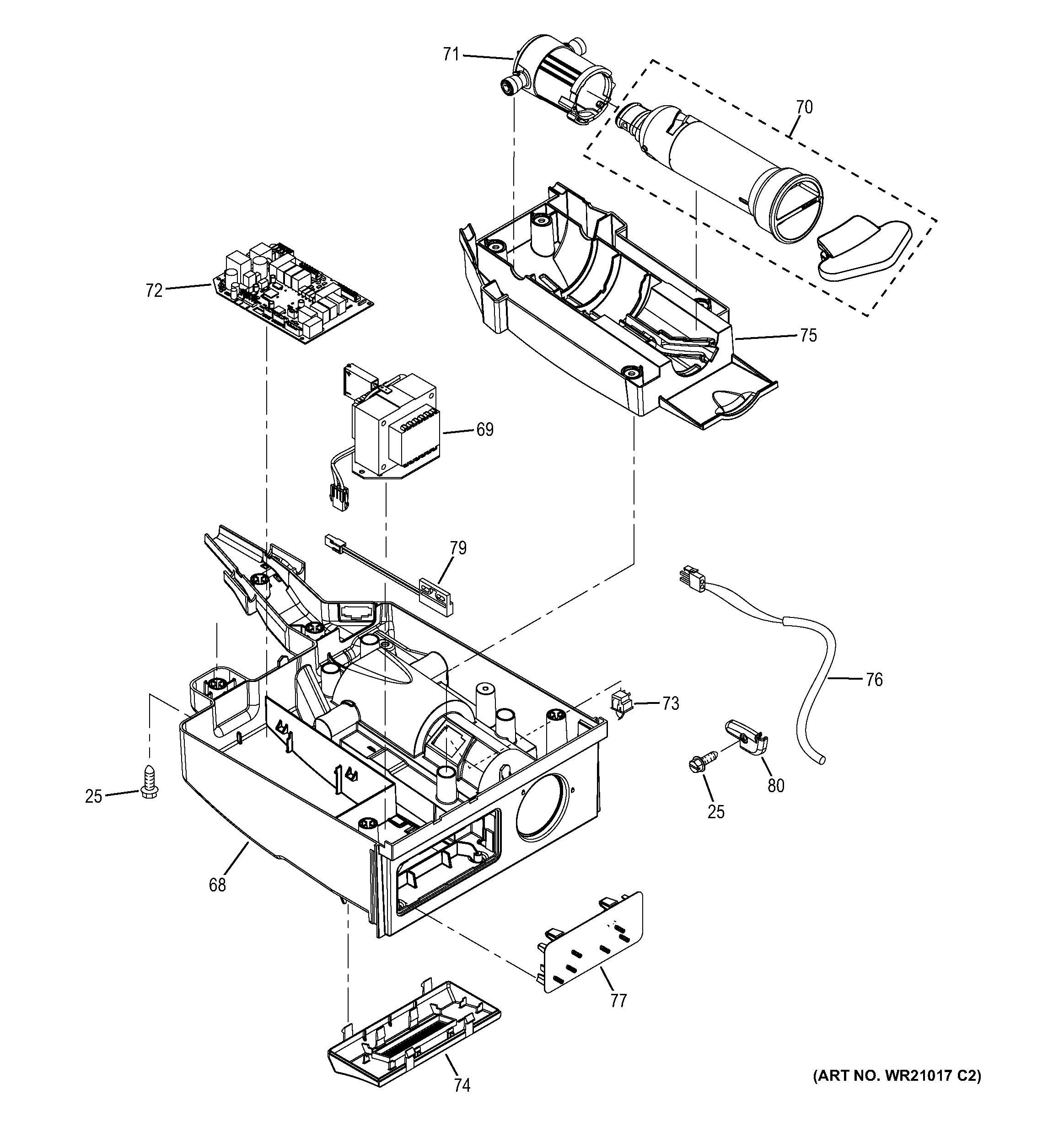 Control panel parts