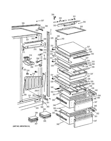 Fresh food section