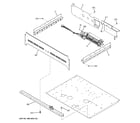 GE JK3500DF2CC center spacer diagram