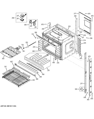 Upper oven