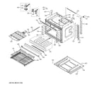 GE PK7500DF3BB lower oven diagram