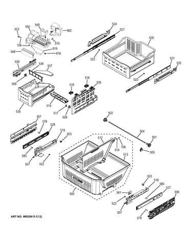 Freezer shelves