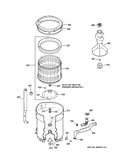 Tub, basket & agitator