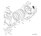 GE GHDS365GF1MC drum diagram