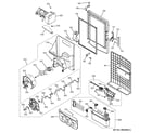 GE CYE23TSDFSS ice maker & dispenser diagram