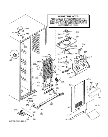 Freezer section