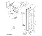 GE GSS20ESHBSS freezer door diagram