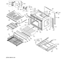 GE PT7550EH2ES lower oven diagram