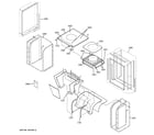 GE AZ85W18DACM2 chassis parts diagram