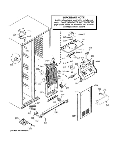 Freezer section