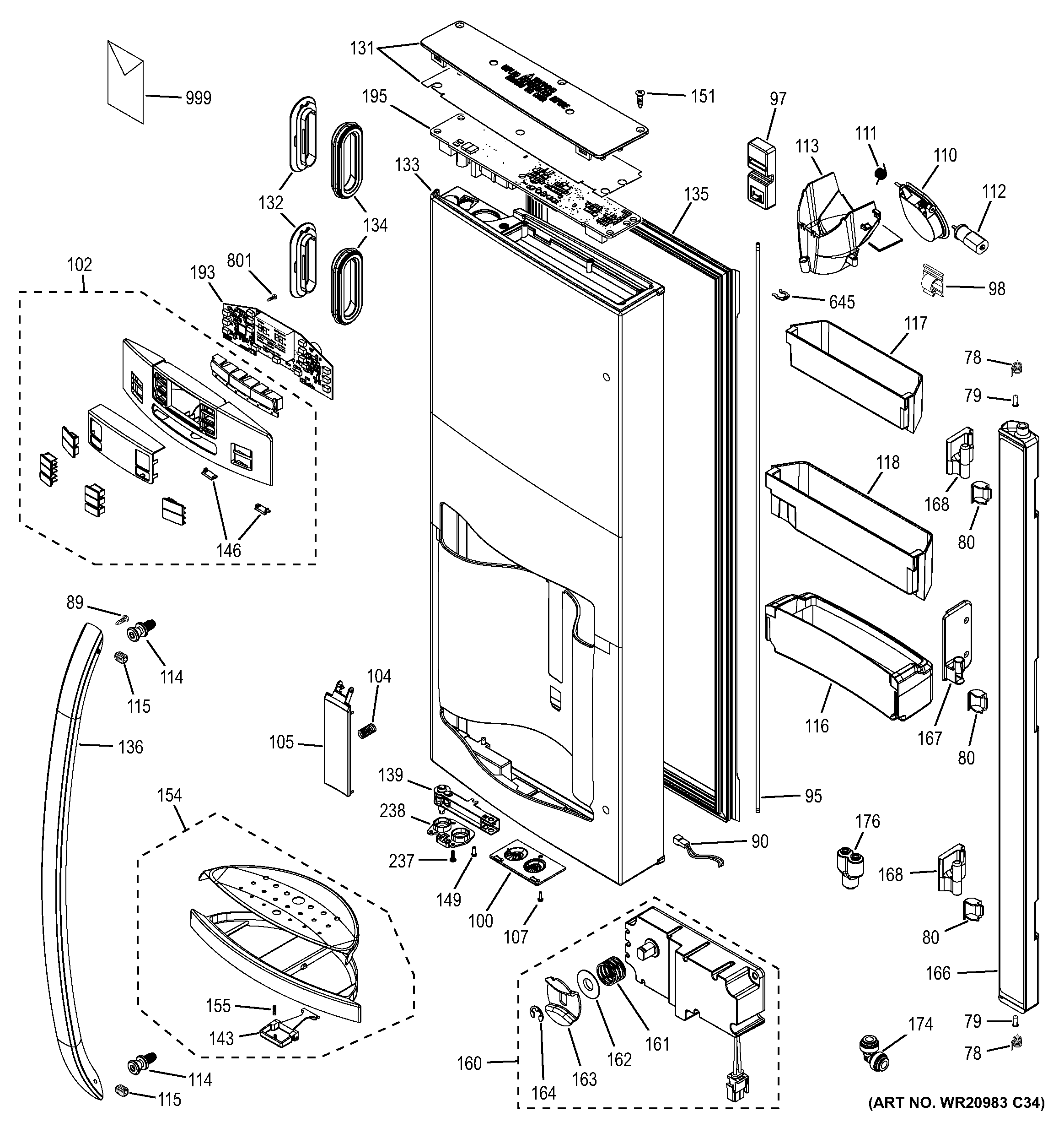 DISPENSER DOOR