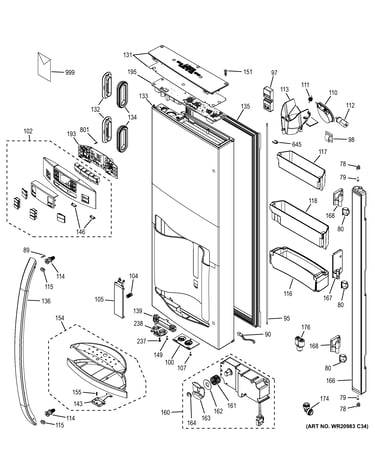 Dispenser door
