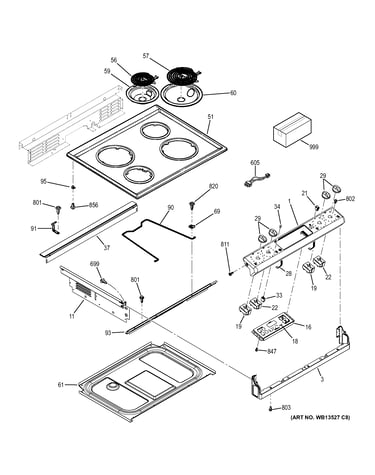 Control panel & cooktop