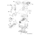 GE ZVC48L4SS hood parts diagram