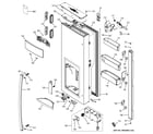 GE DFE28JGHCBB dispenser door diagram