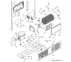 GE DFE28JGHCBB machine compartment diagram