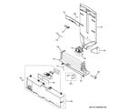 GE GYE22KSHCSS fresh food section diagram