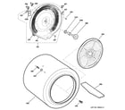 GE GTDL210ED0WW drum diagram