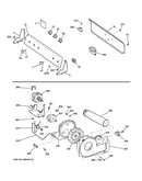 Backsplash, blower & drive assembly