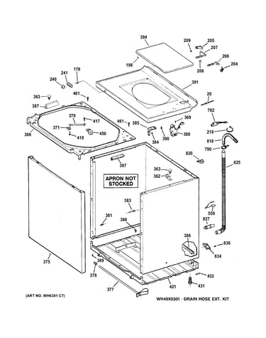 Cabinet, cover & front panel