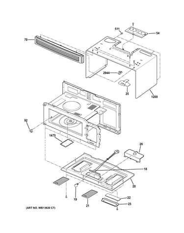 Oven cavity parts