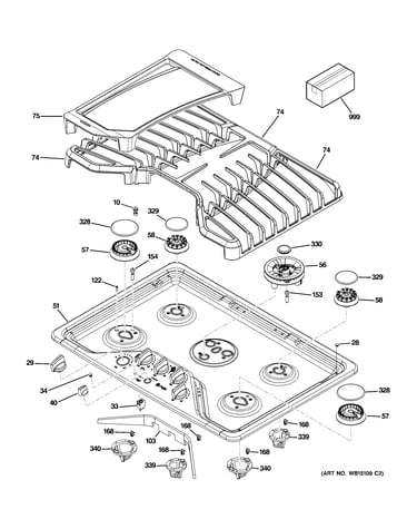 Control panel & cooktop