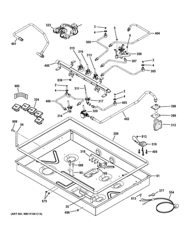 Gas & burner parts