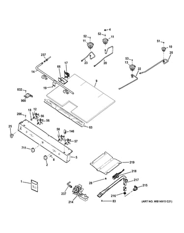 Gas & burner parts