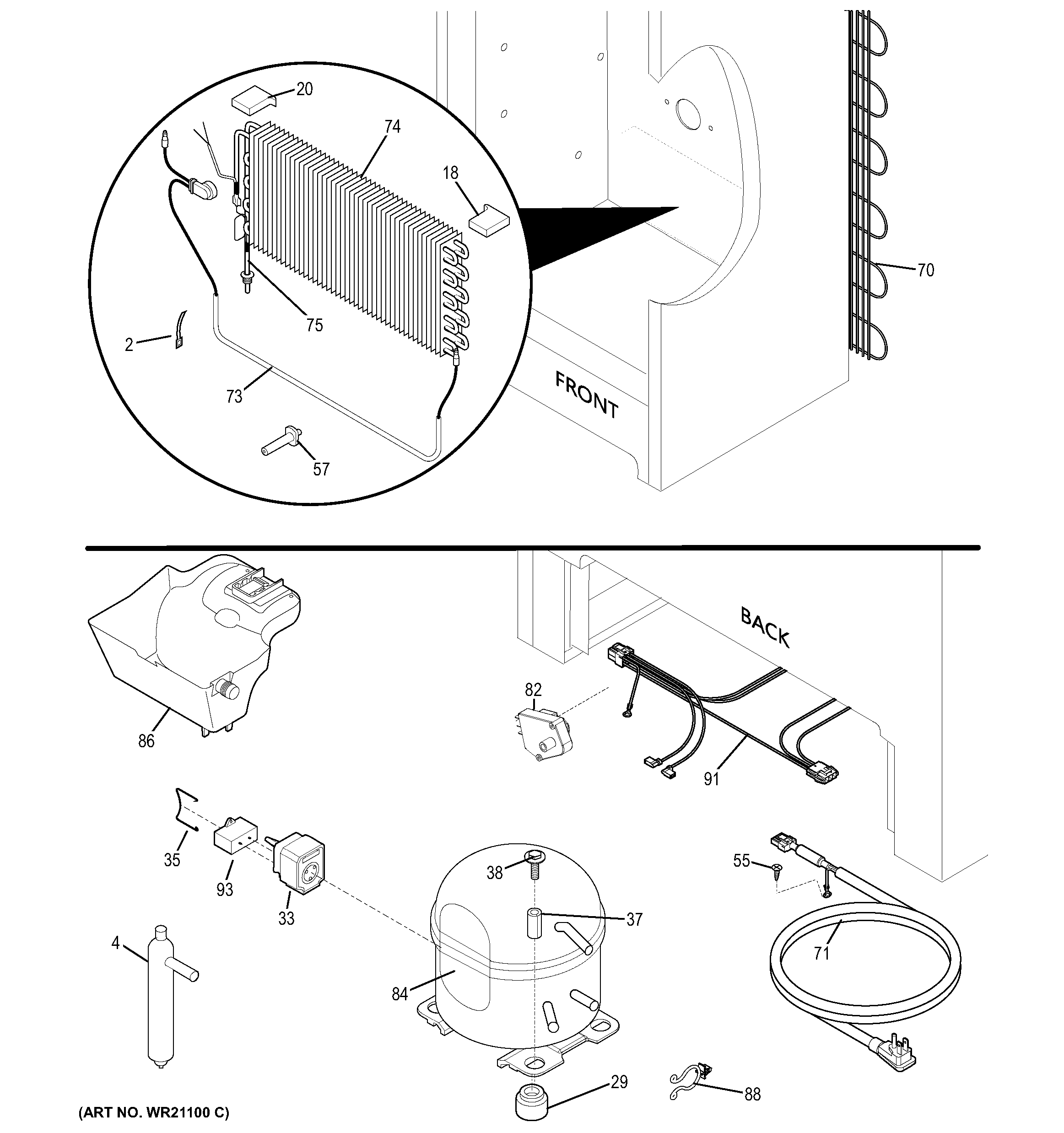 Machine compartment