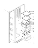 Fresh food shelves
