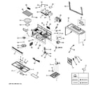 GE JVM6177DF1BB oven cavity parts diagram