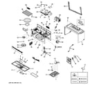 GE JVM6177SF1SS oven cavity parts diagram
