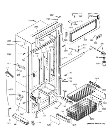 Freezer section, trim & components