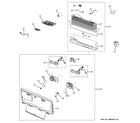 GE PFSS9PKYASS freezer section diagram