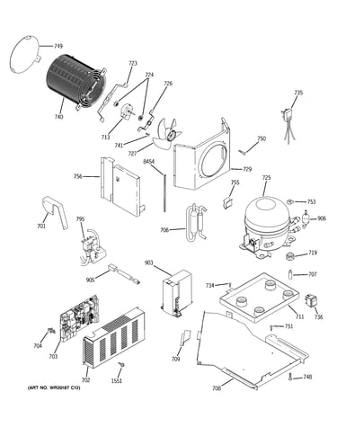 Machine compartment