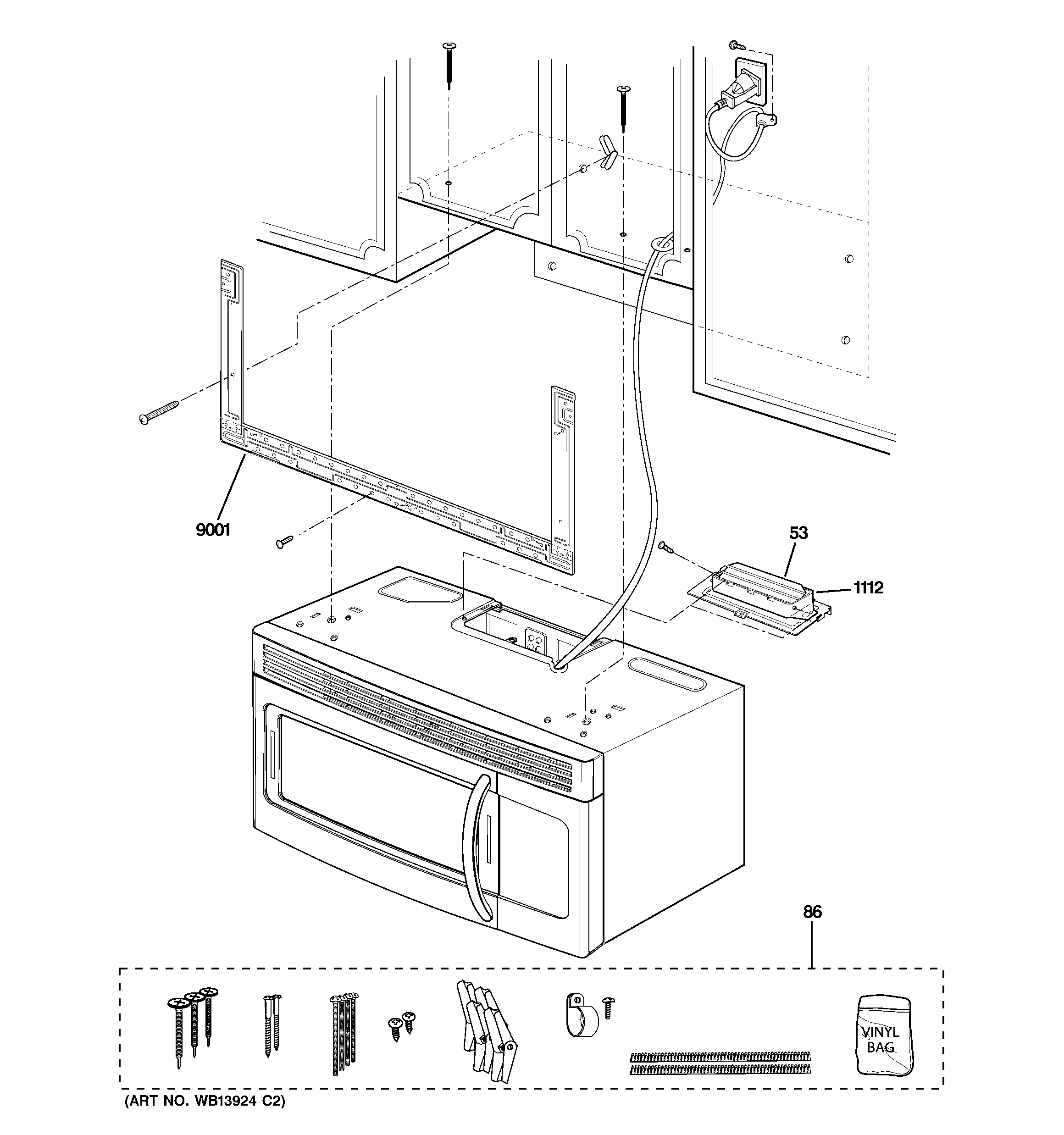 Installation parts