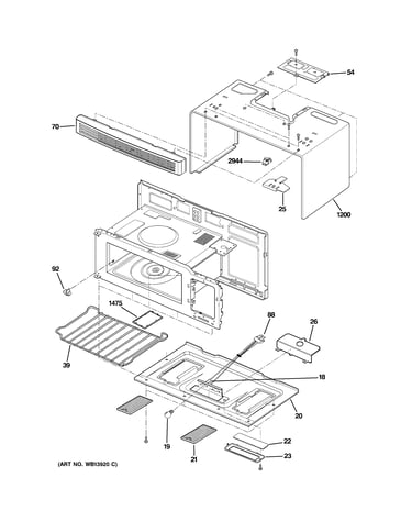 Oven cavity parts