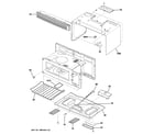 GE JVM1540LM2CS oven cavity parts diagram