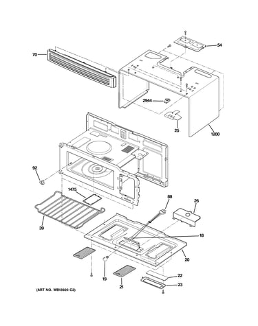 Oven cavity parts