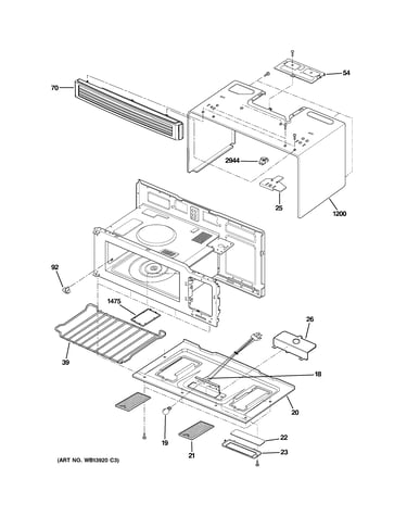 Oven cavity parts