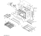 GE PK7500DF1WW lower oven diagram